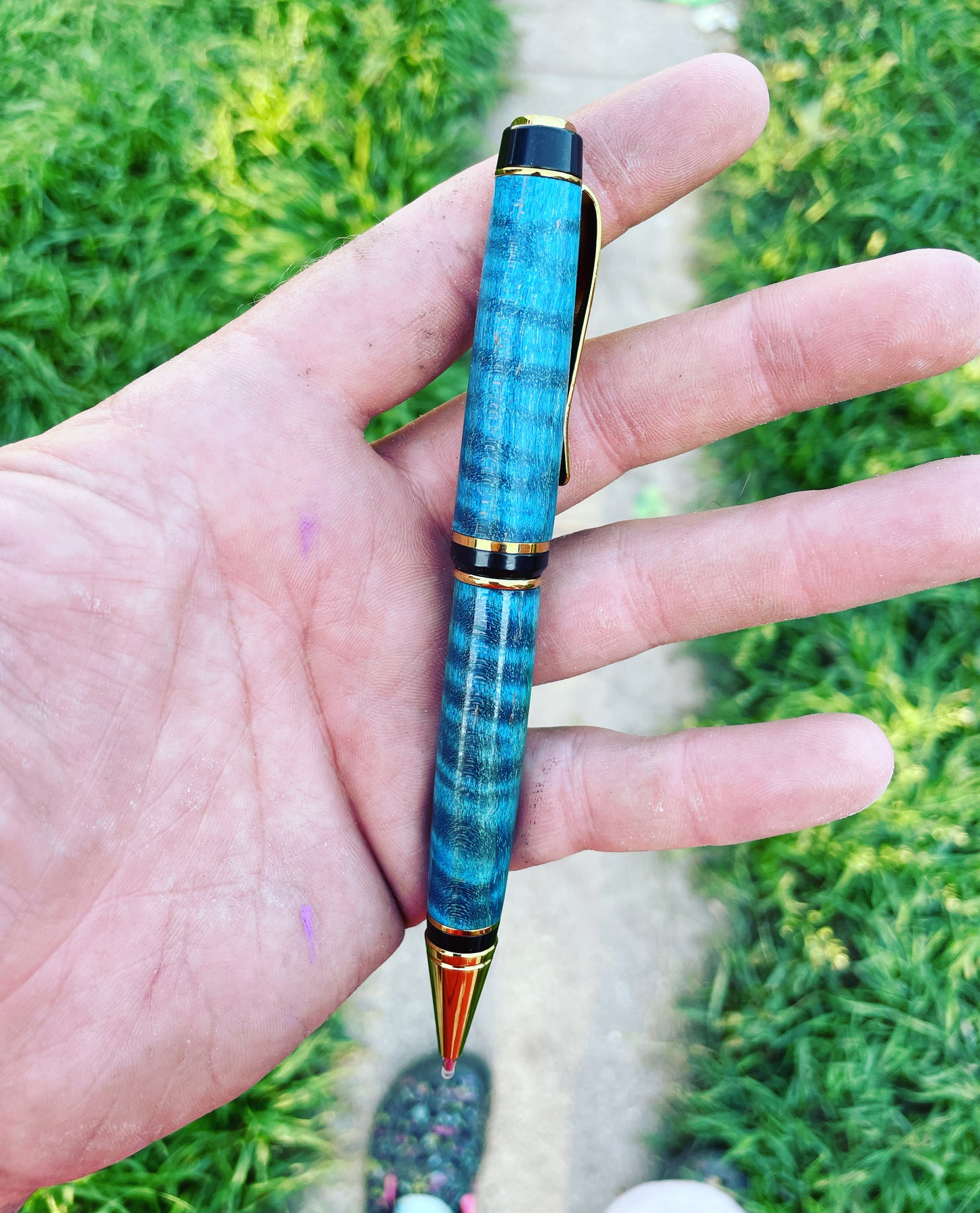 Multi Dye stabilized curly maple