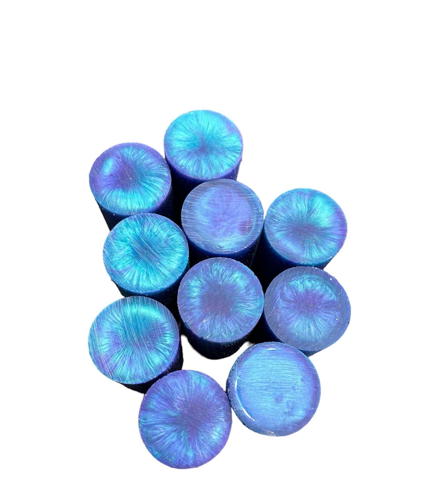 Frost round bottle stopper blanks