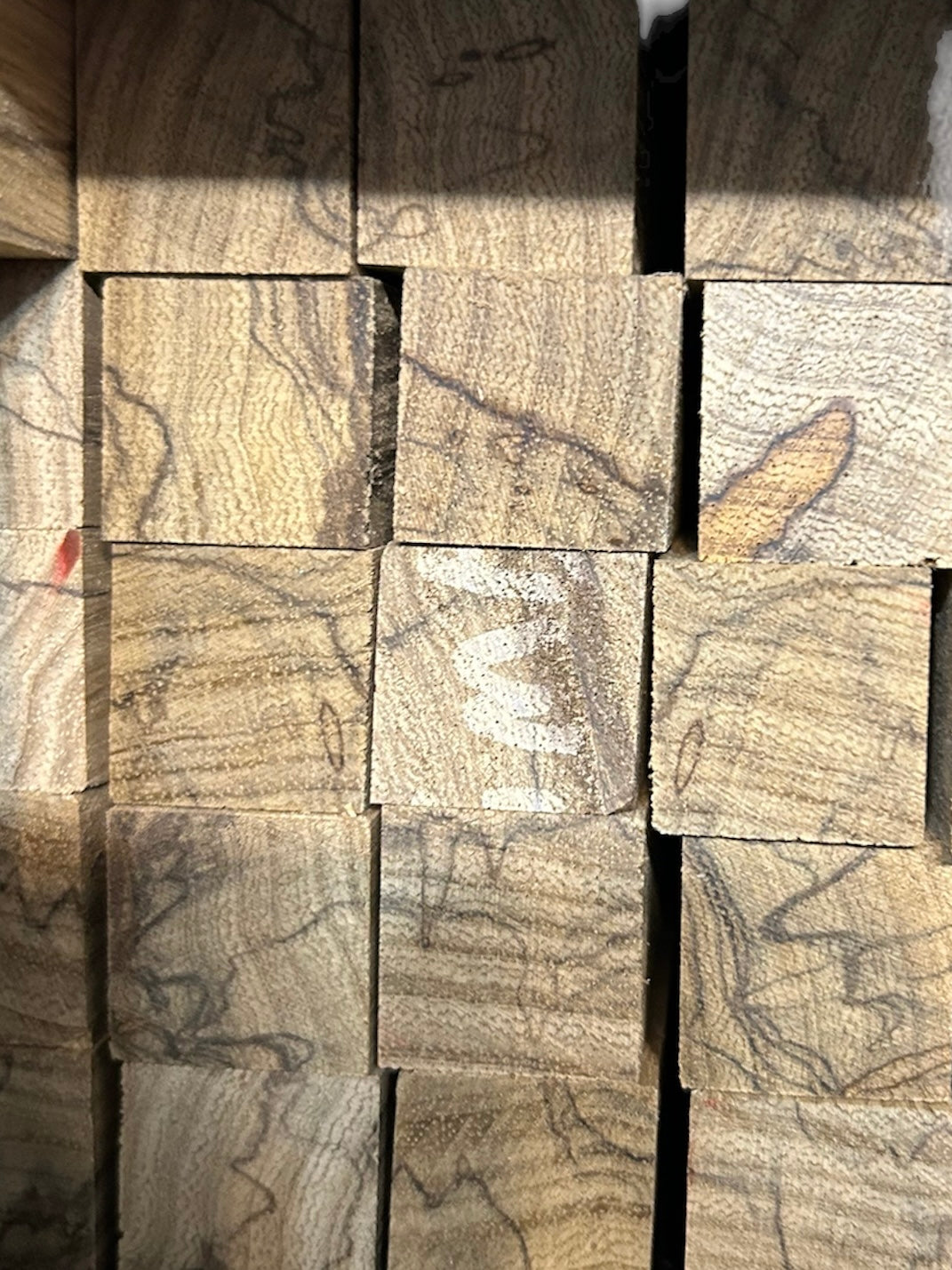 Black limba pen blanks