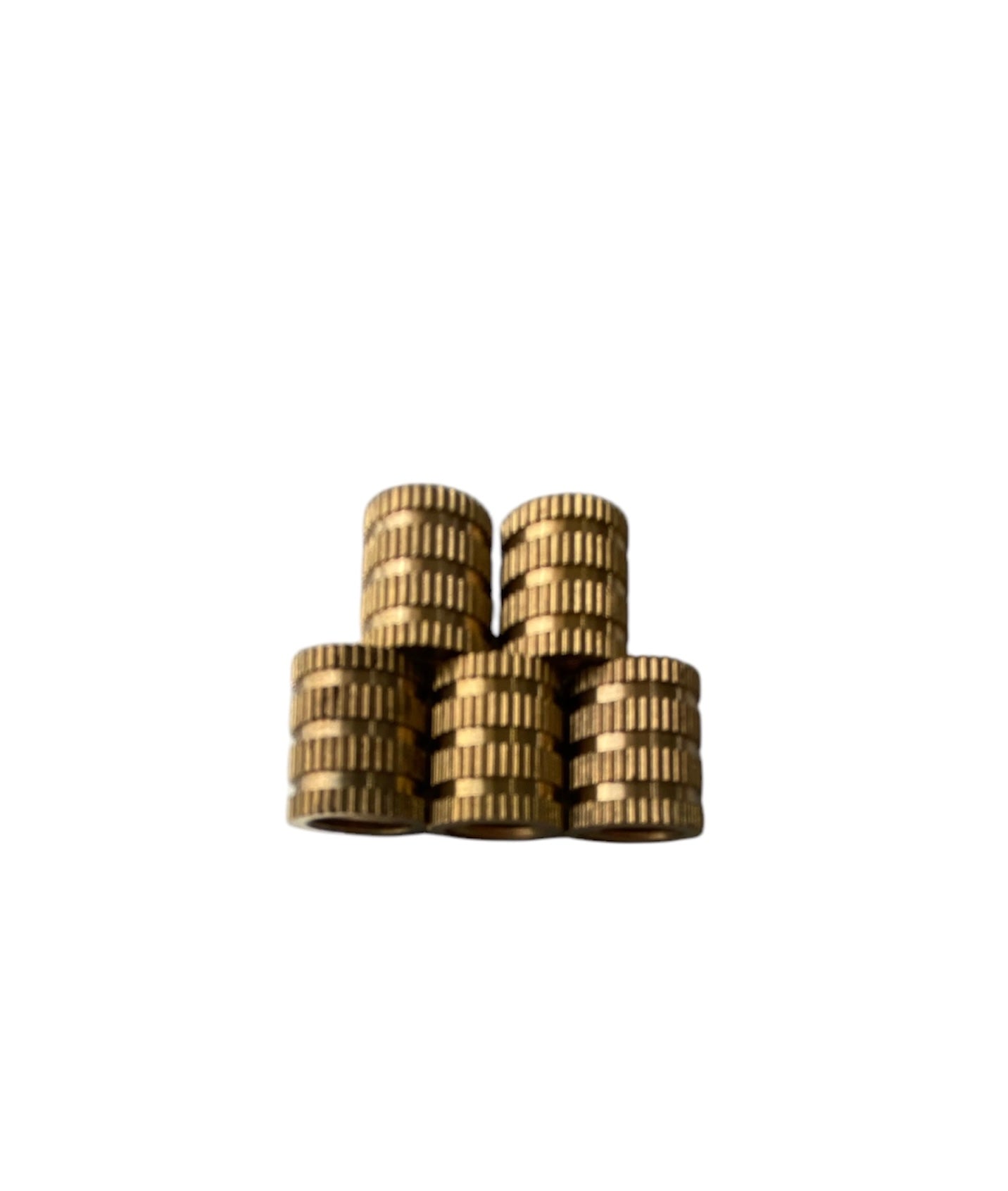 Brass Threaded inserts (set of 5 3/8x16 internal threads)
