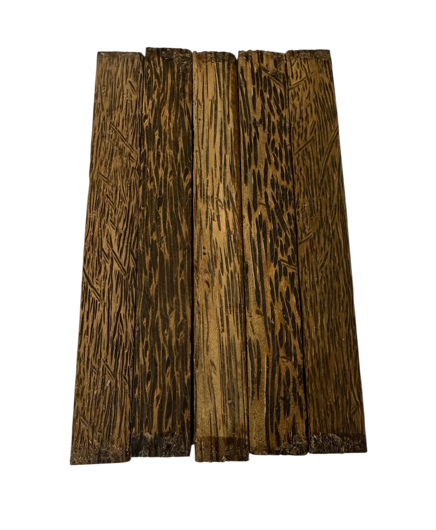 Black palm pen blanks