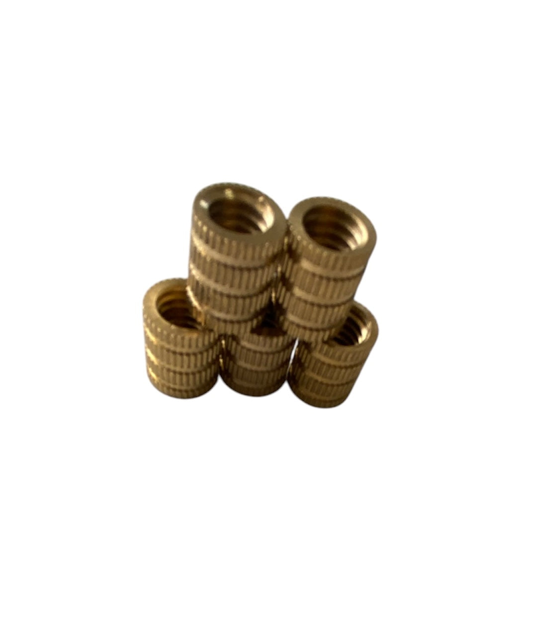 Brass Threaded inserts (set of 5 3/8x16 internal threads)