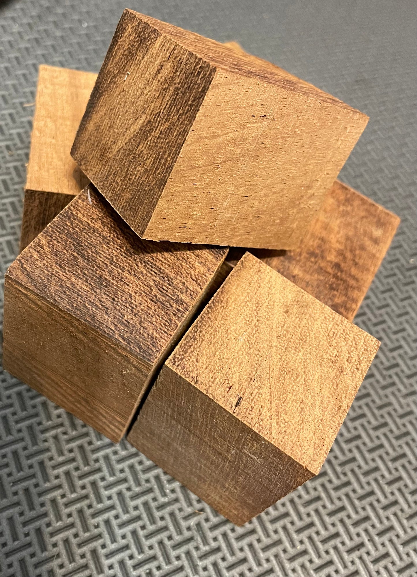 Merbau wood bottle stopper blank