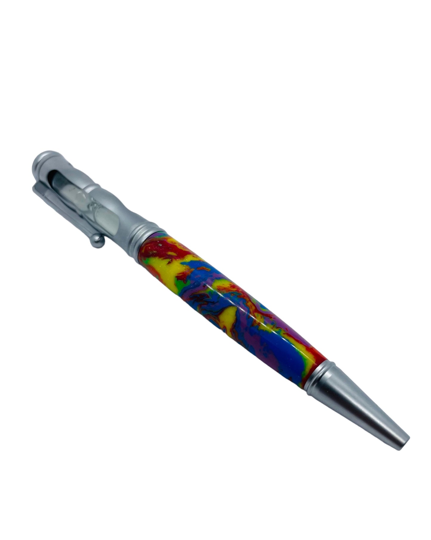 Hourglass pen kit-Satin chrome