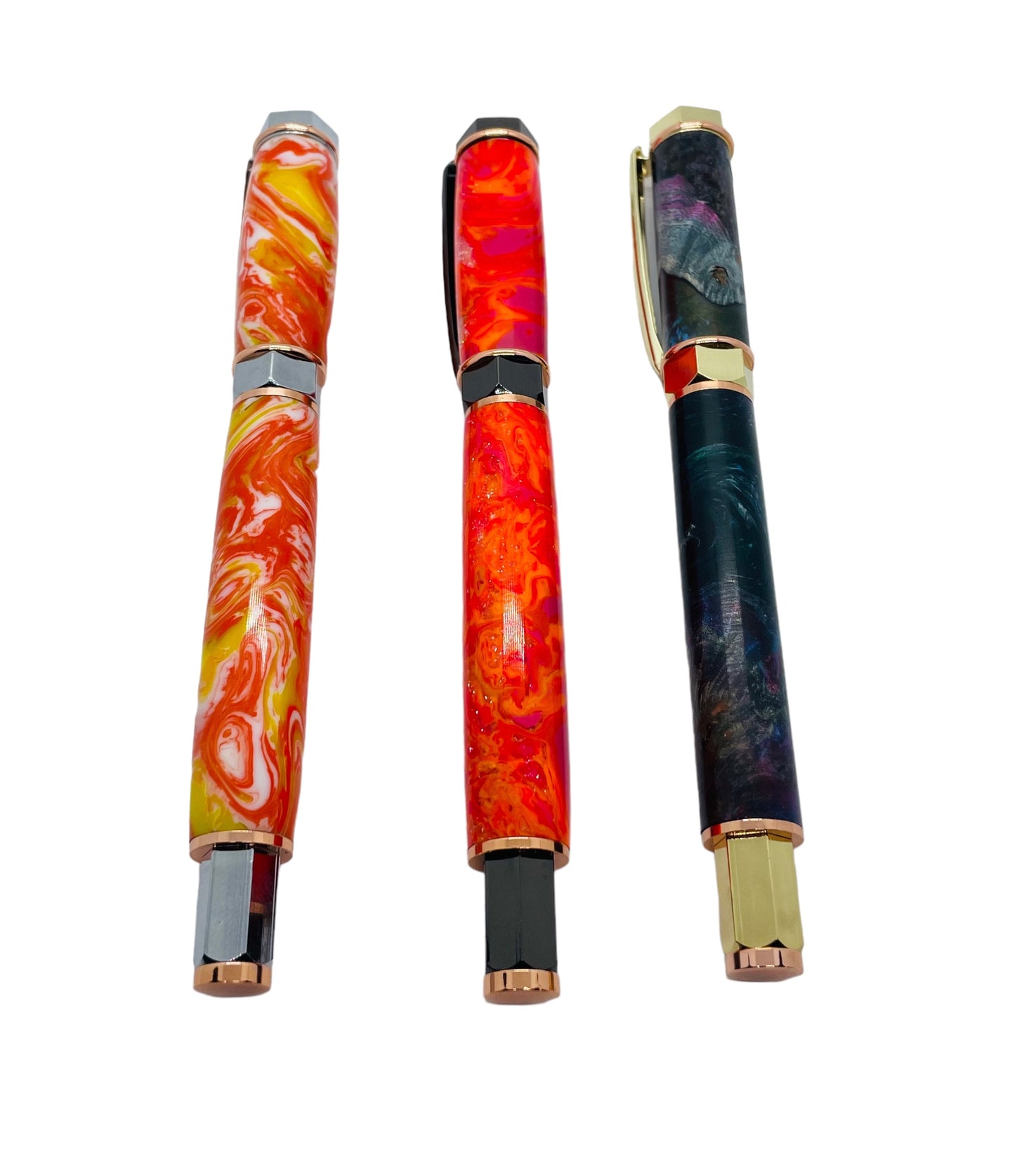 Hexagonal Magnetic Rollerball-Gold