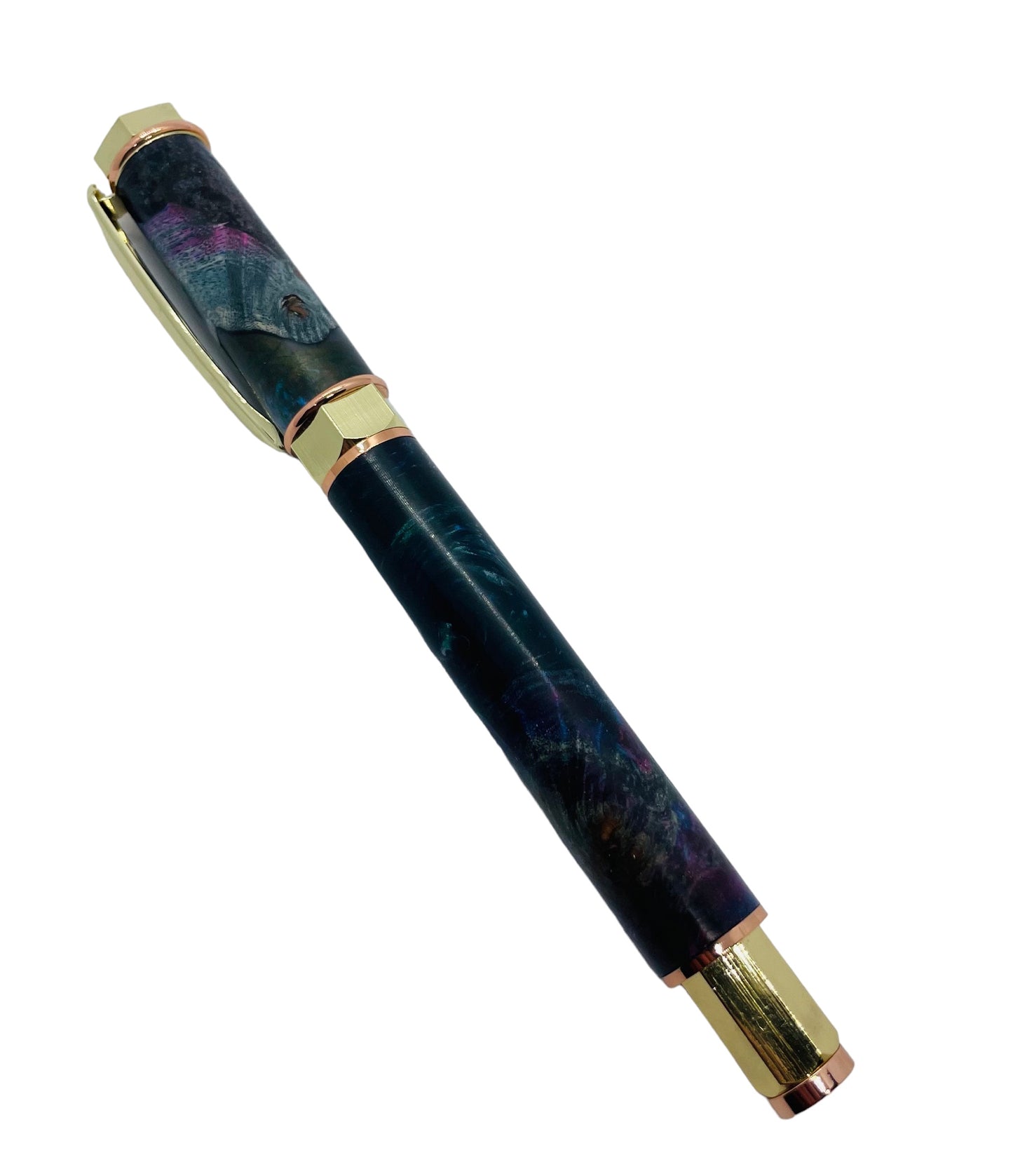 Hexagonal Magnetic Rollerball-Gold