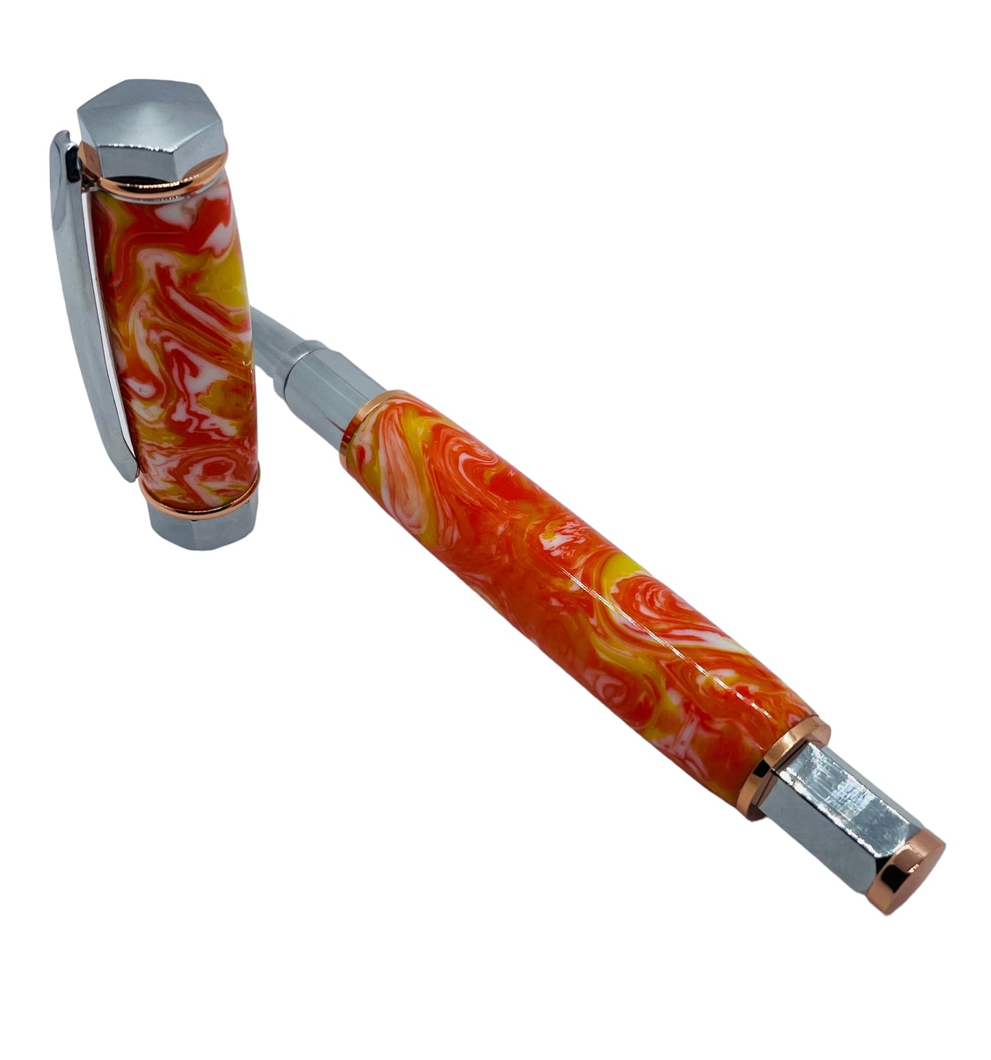 Hexagonal Magnetic Rollerball-Chrome