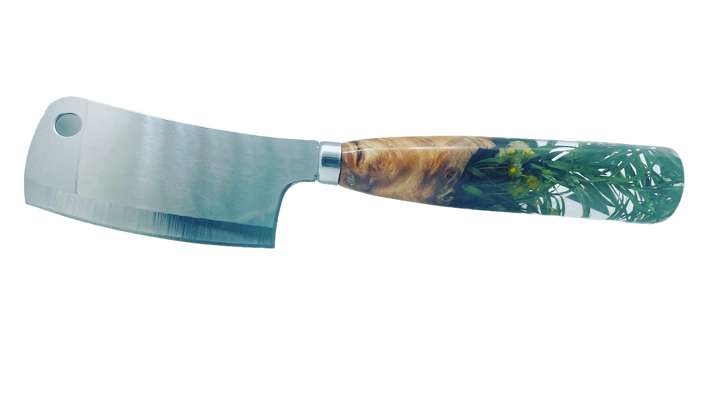 Cleaver style cheese knife