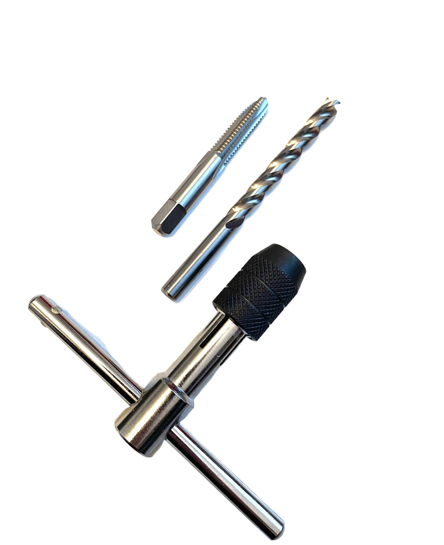 Bottle stopper drill and tap set