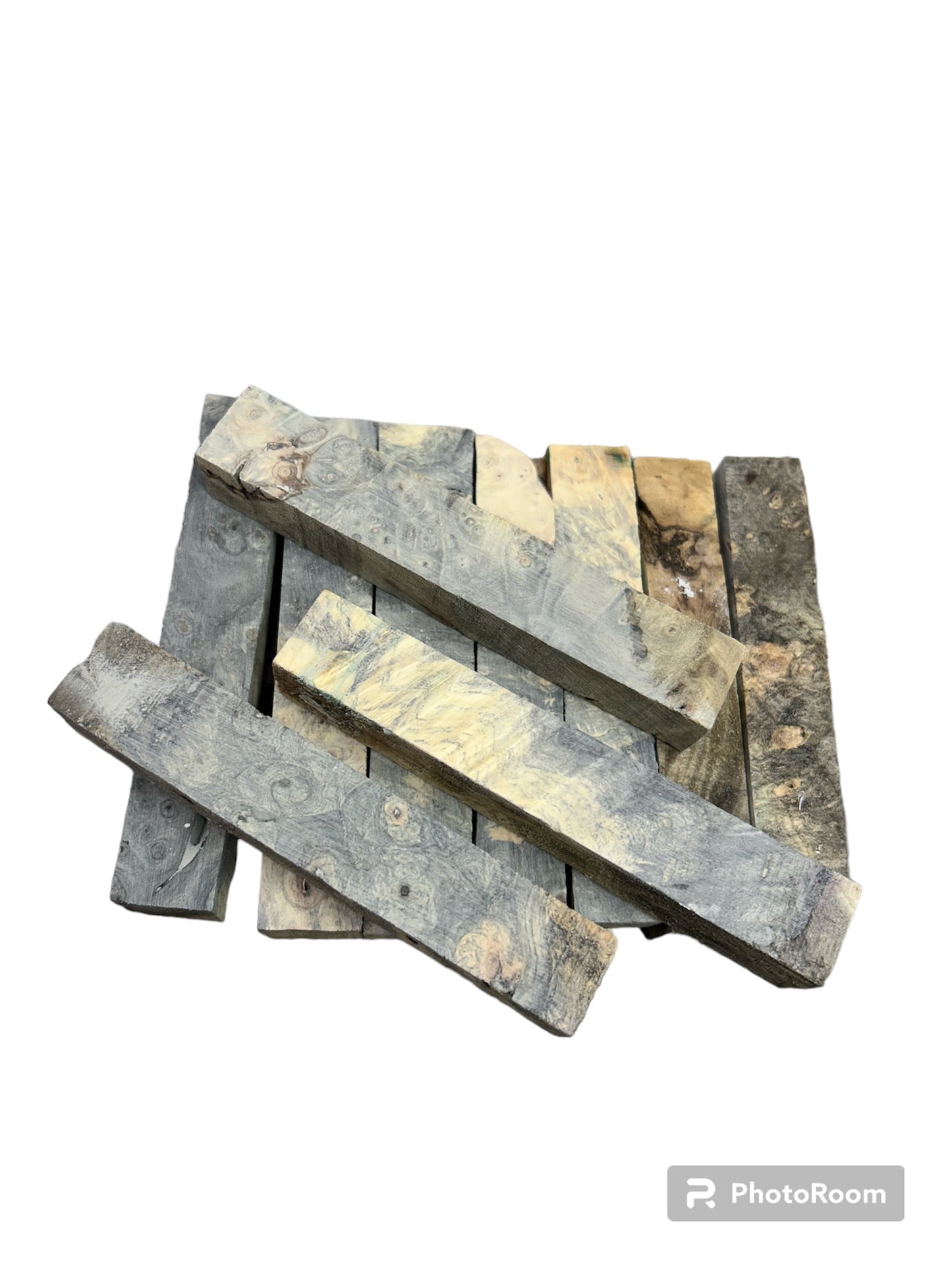 Stabilized Buckeye burl pen blanks 7/8”