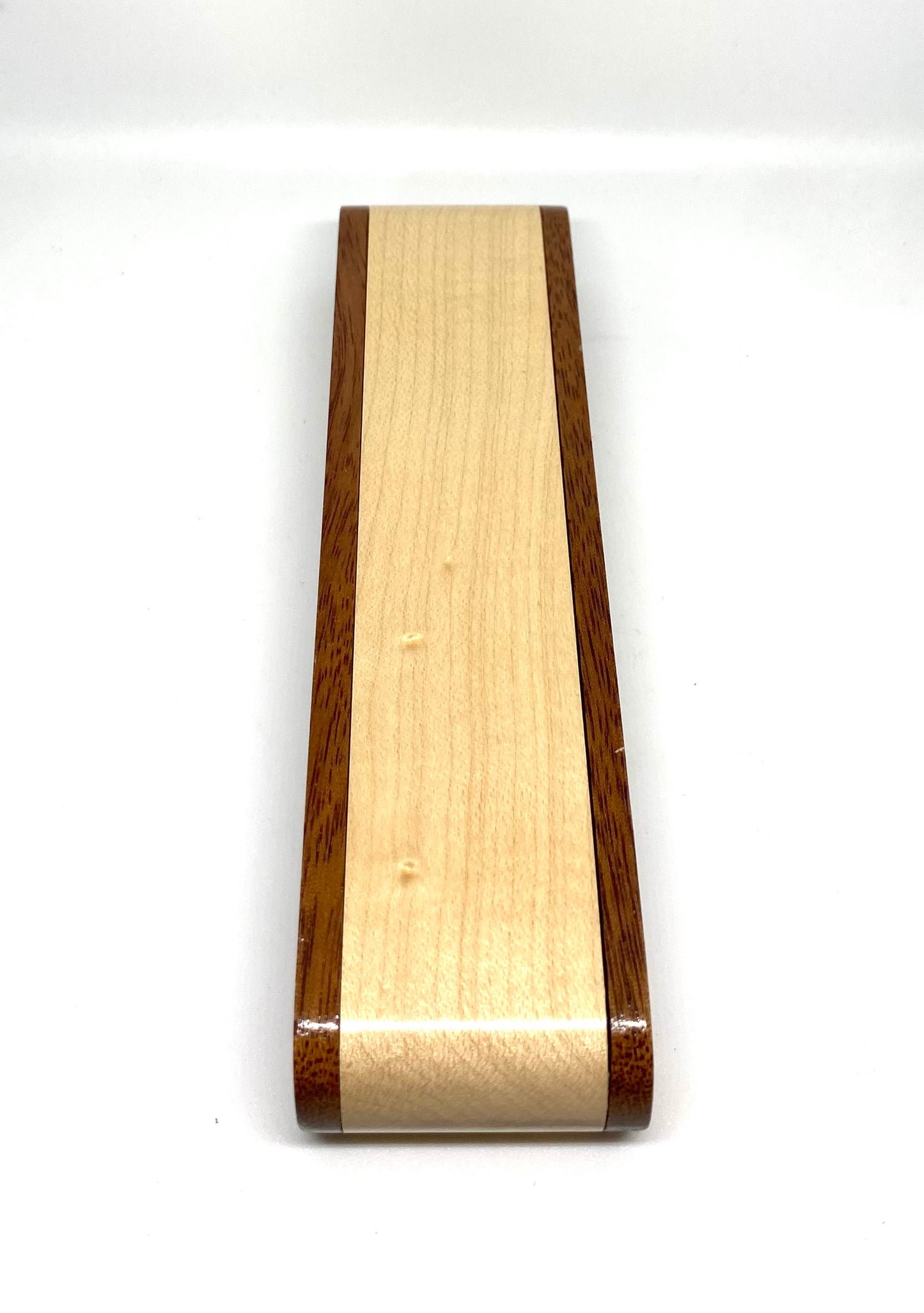 Maple and rosewood single pen box