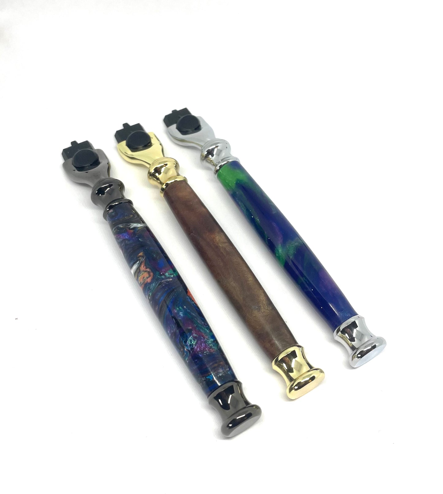 Mach3 style razor handle turning kit