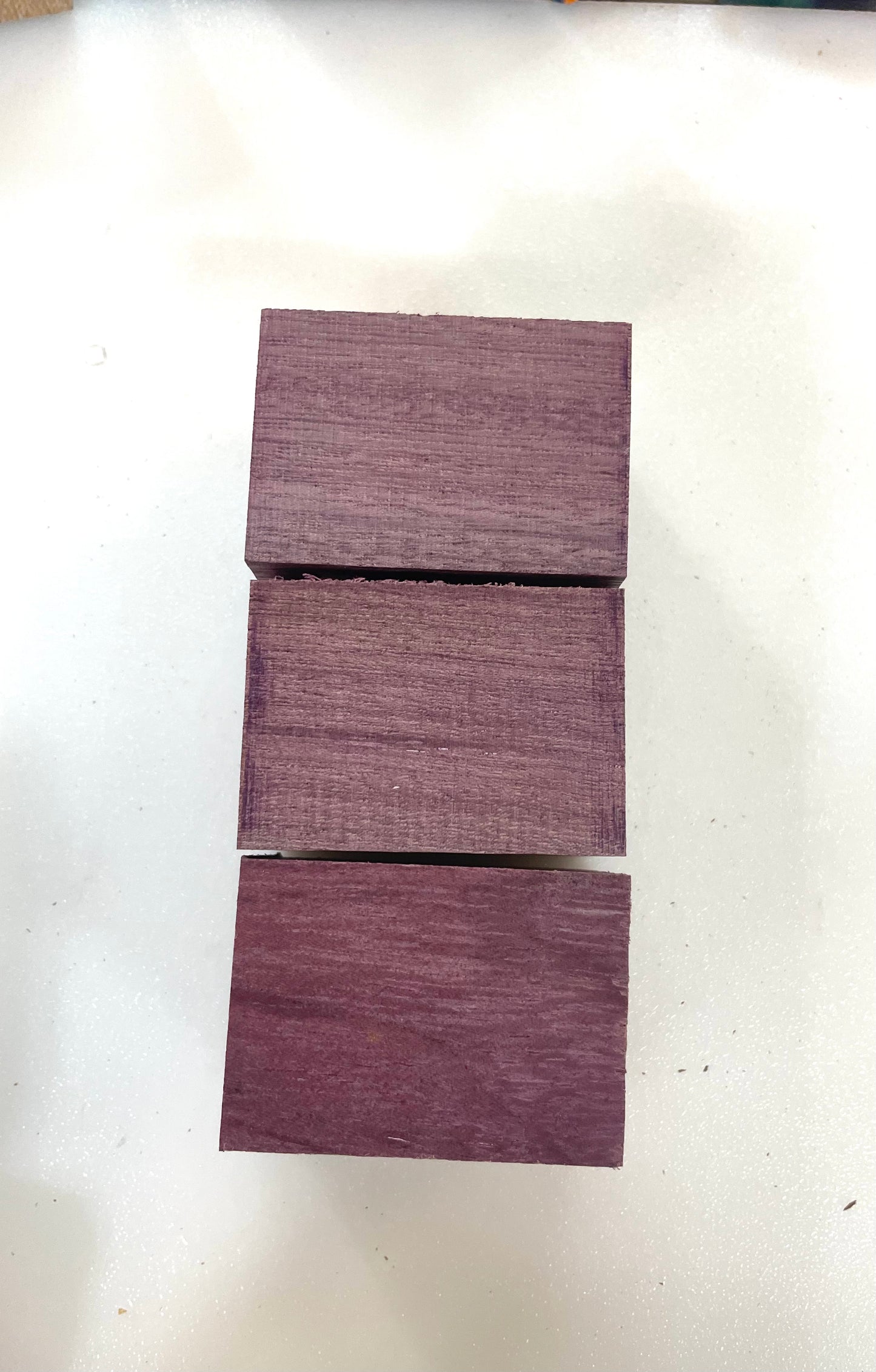 Purple heart bottle stopper blanks