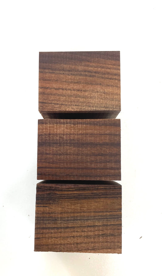 Bolivian rosewood bottle stopper blank