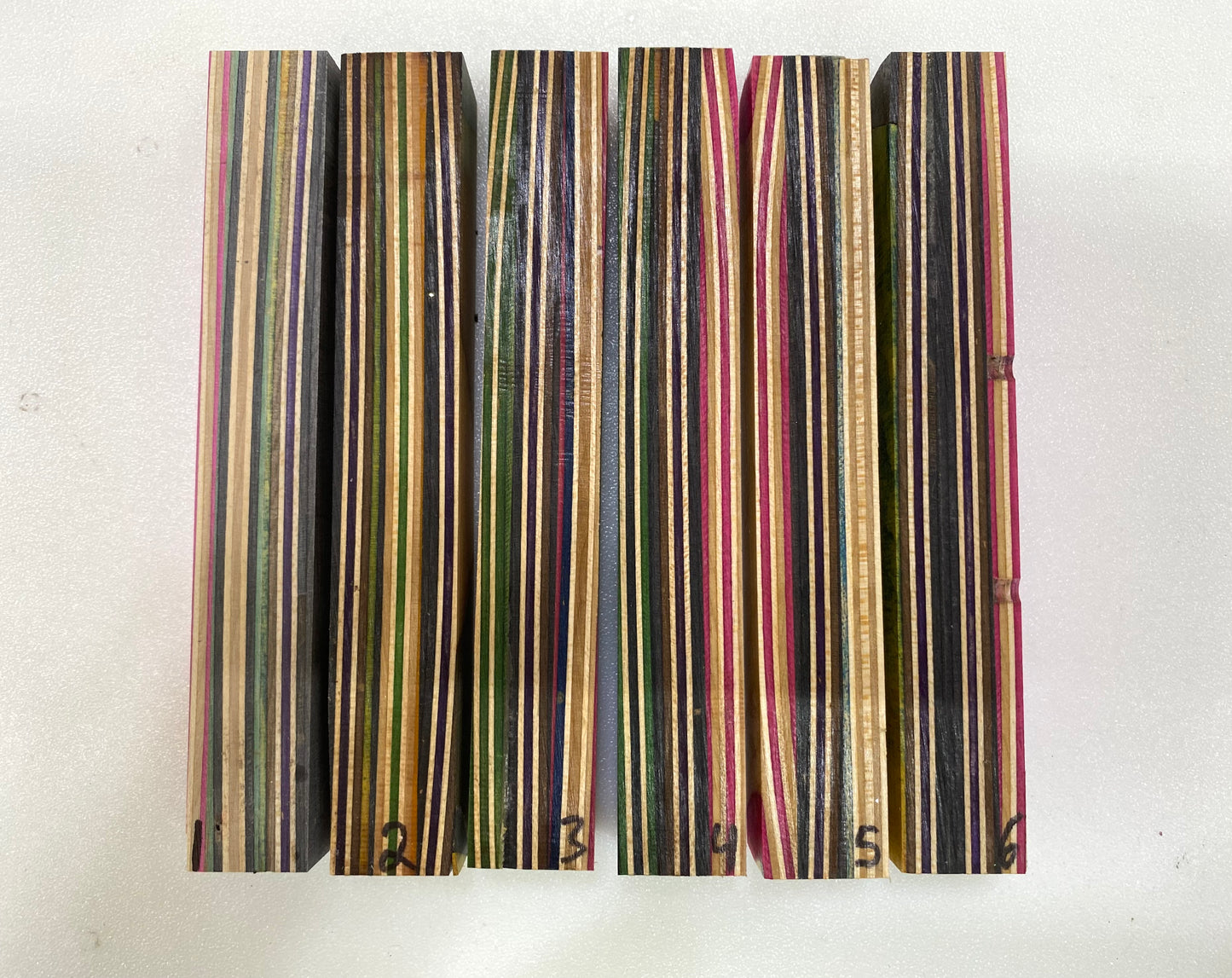 Recycled skateboard 6” blanks