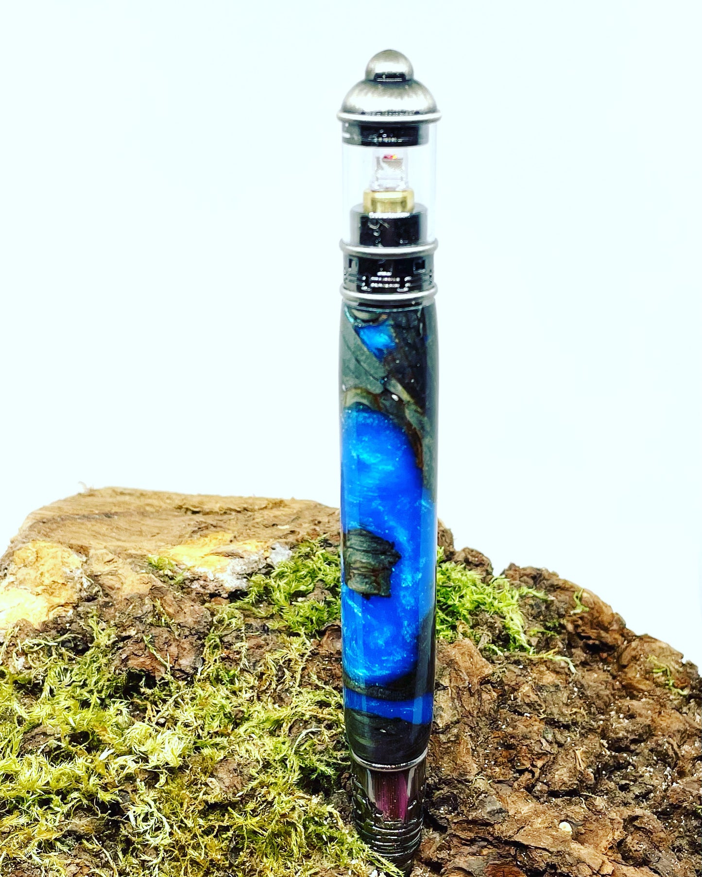 Gun-polish Lighthouse pen kit