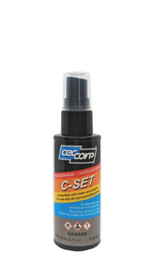 C-Set super glue accelerator pump spray 2oz 🇨🇦