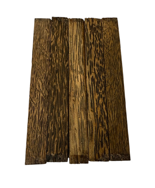 Black palm pen blanks