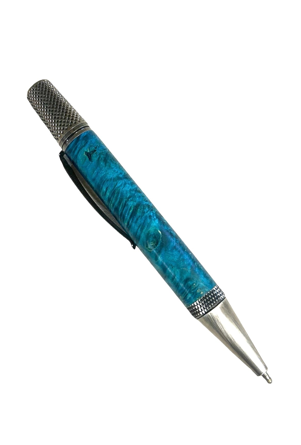 Knurled twist pen kit