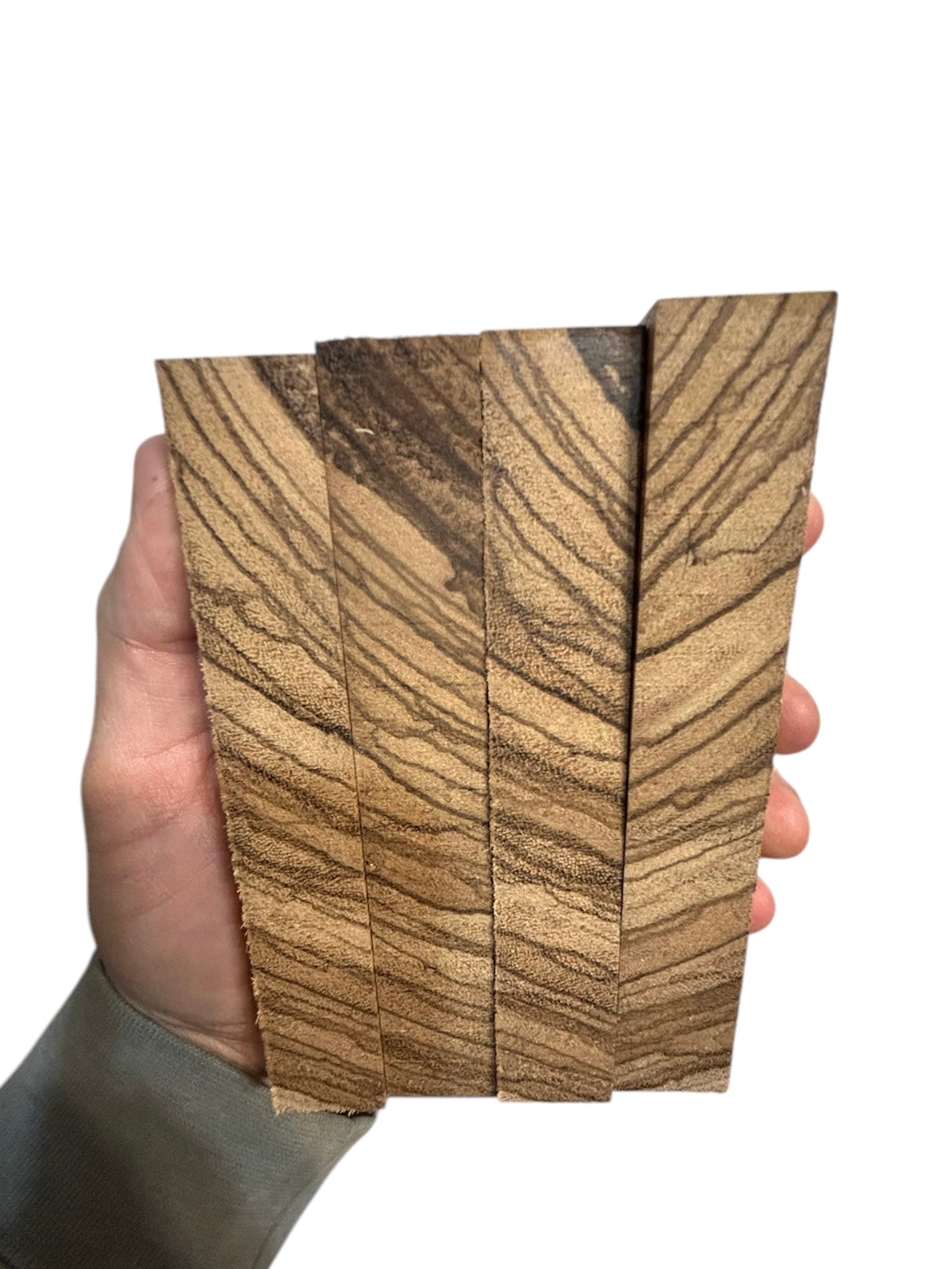 Cross cut zebra wood