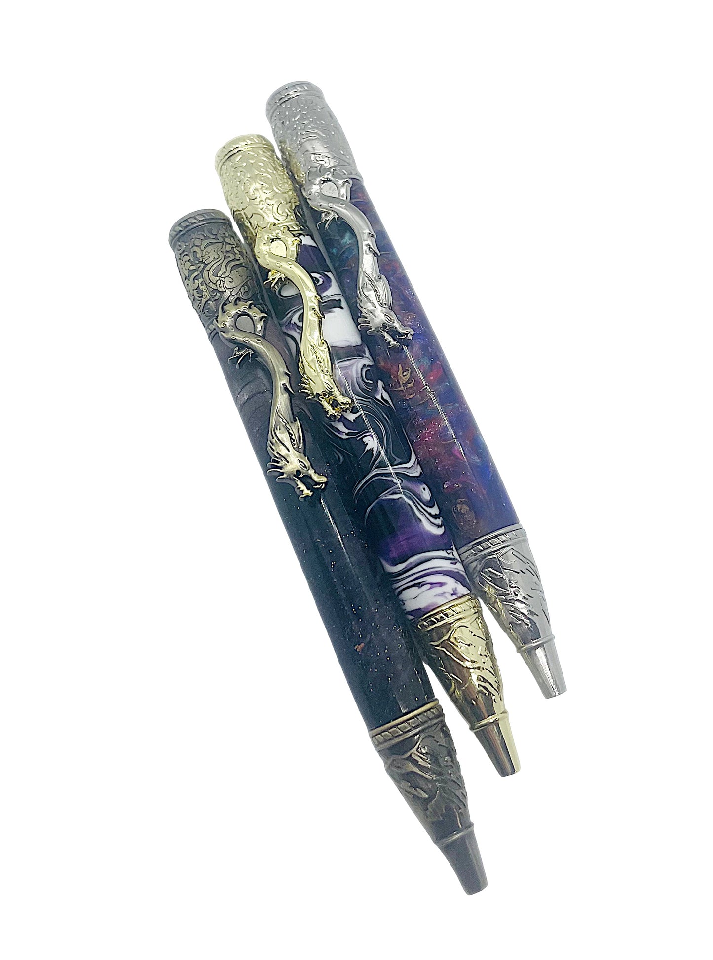 Kunlun Dragon Pen Kit- Antique Silver