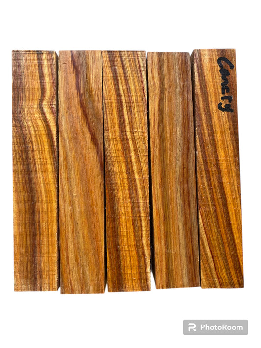 Canary wood blanks